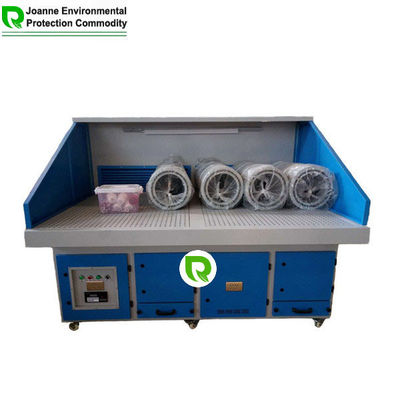 7.5kw Industrial Benchtop Downdraft Tabla de extracción de polvo para piezas de fundición
