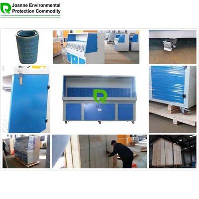 Un buen precio. 6kw Mesa de flujo descendente del proceso metálico, Estación de lijación ergonómica en línea