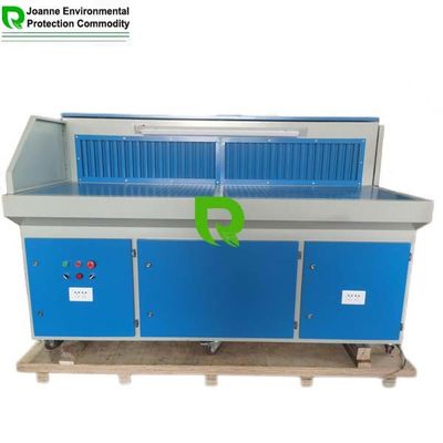 calidad 2-10 HP Static Free Downdraft Table para piezas de automóviles Fábrica de molienda de fibra plástica fábrica