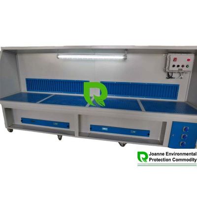 Un buen precio. Estación de trabajo de molienda de la mesa de corriente descendente Estación de extracción de polvo antiestático para trabajos de molienda en línea