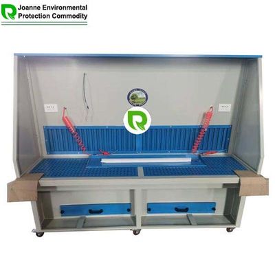 Un buen precio. 880-4700 CFM Tabla de flujo de aire descendente 70 DB Concha antirruda para el pulido de piezas de fundición en línea