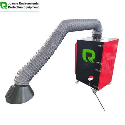 Un buen precio. 400 VAC 3 FASE Extractor de humo de soldadura industrial Extractor de aire de soldadura portátil Filtro de capas múltiples en línea