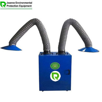 Un buen precio. Sistema de extracción móvil de soldadura de 3000 m3/h / recolección de humos de soldadura con doble brazo para 2 cabinas de soldadura en línea