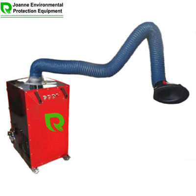 Un buen precio. 2.2kW Servicio de soldadura Evacador de humo Colector de humo de soldadura con 3 secciones Brazo de inhalación flexible en línea