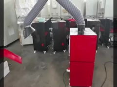 6.3′′ X 9.8′′ Extrator de humo portátil con brazo de humo, sistemas y componentes de ventilación de captura de fuentes